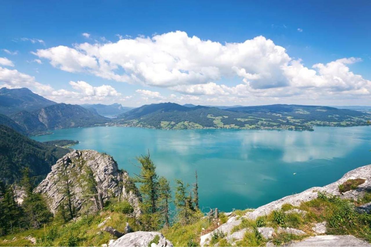 Fewo Atterseeperle - 80M2 Mit See- Und Gebirgsblick Steinbach am Attersee Eksteriør bilde