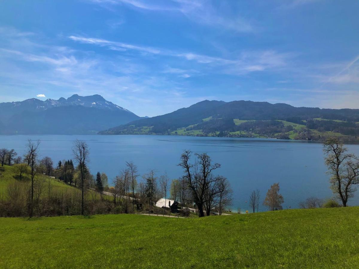 Fewo Atterseeperle - 80M2 Mit See- Und Gebirgsblick Steinbach am Attersee Eksteriør bilde